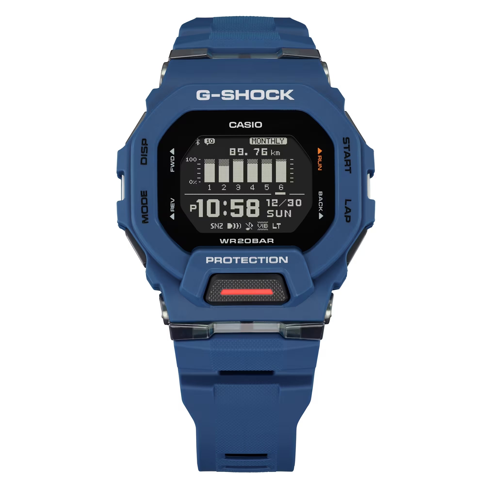Casio G-SHOCK GBD-200-2JF G-SQUAD Blue Training Bluetooth