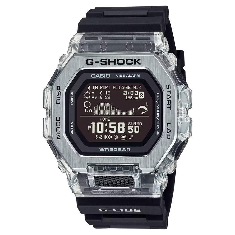CASIO G-SHOCK GBX-100S-1 G-LIDE BLUETOOTH BLACK