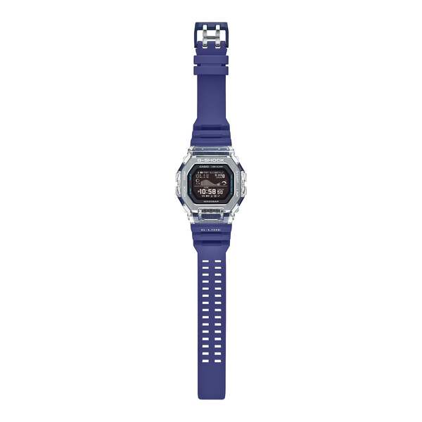 CASIO G-SHOCK GBX-100S-2 G-LIDE BLUETOOTH BLUE / PURPLE DIGITAL 