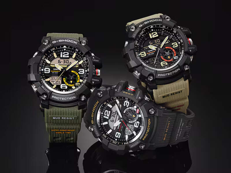 CASIO G-SHOCK GG-1000-1A MUDMASTER TWIN SENSOR BLACK MEN'S WATCH