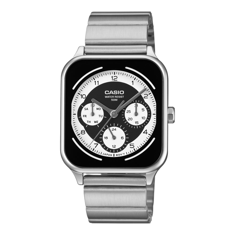 CASIO MTP-M307D-1BV NEW QUARTZ ANALOG BLACK DIAL MEN'S WATCH | eBay