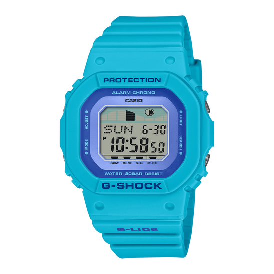 CASIO G-SHOCK GLX-S5610-2 G-LIDE BLUE TIDE GRAPH DIGITAL WATCH | eBay