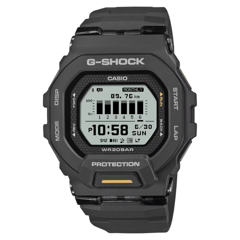 CASIO G-SHOCK デジタル腕時計 ブラック GBD-200 CASIO G-SHOCK GBD200-1A1 GBD-200-1A1 BLUETOOTH BLACK DIGITAL WATCH