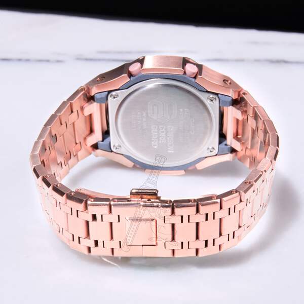 Casio GMA-S2100 G-Shock Watch – Rose Gold w/ Bracelet Mod – Pink