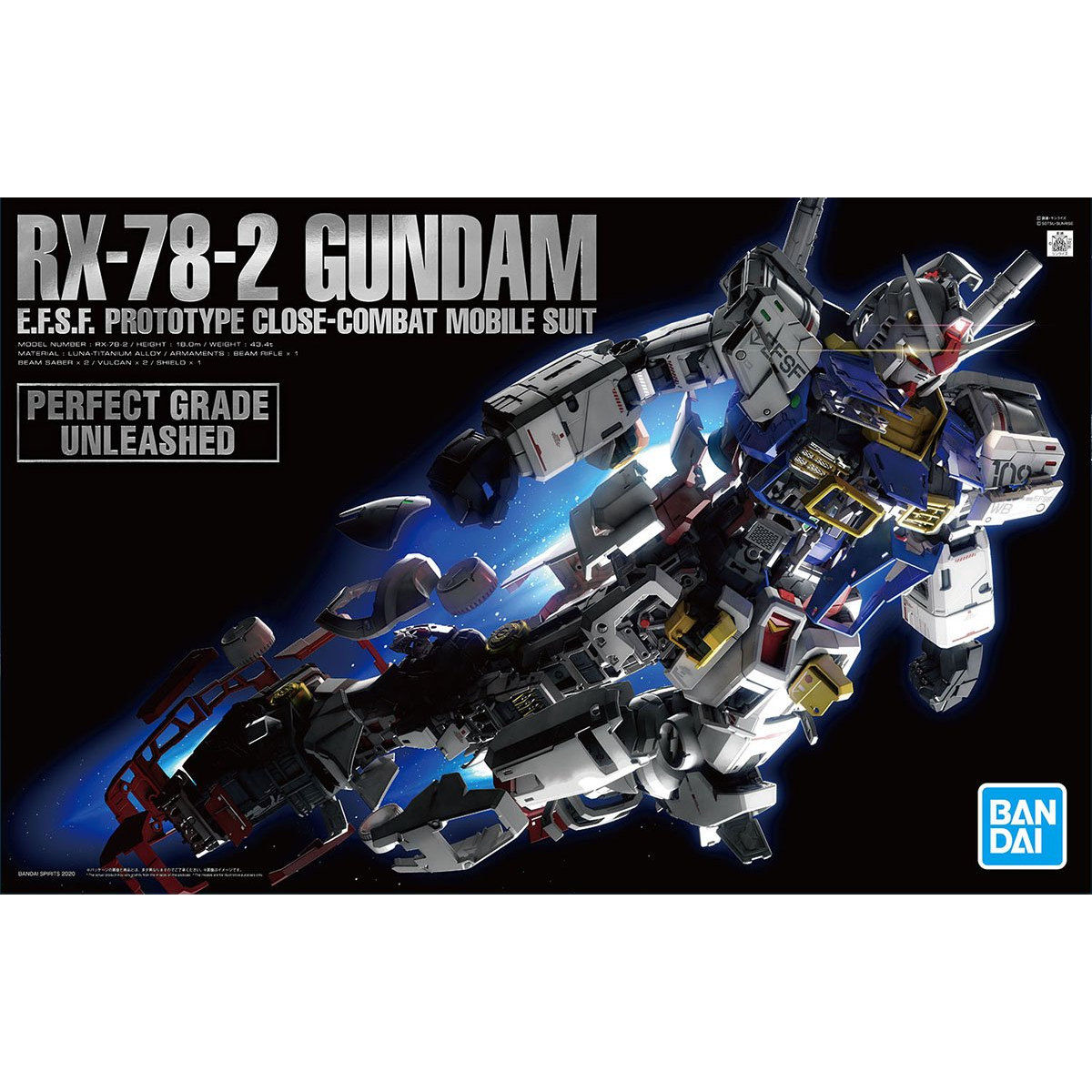Bandai Hobby Toys: Metal Build RX-78-2 Gundam PG Unleashed