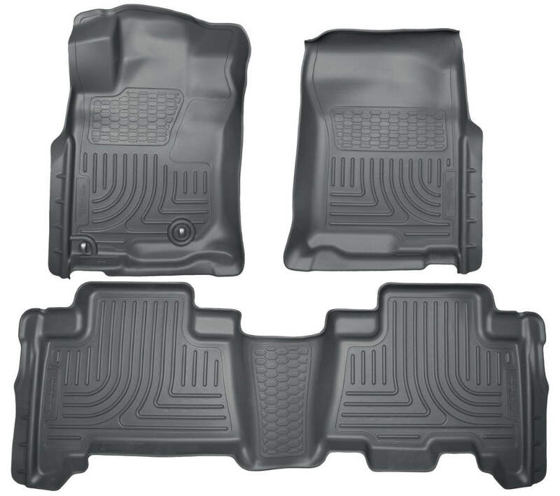 Husky Liners WeatherBeater Front & 2nd Row Floor Liners 98571 for 2010-13 GX460 & 4Runner