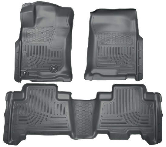 Husky Liners WeatherBeater Front & 2nd Row Floor Liners 98571 for 2010-13 GX460 & 4Runner Husky Liners WeatherBeater Front & 2nd Row Floor Liners 98571 for 2010-13 GX460 & 4Runner