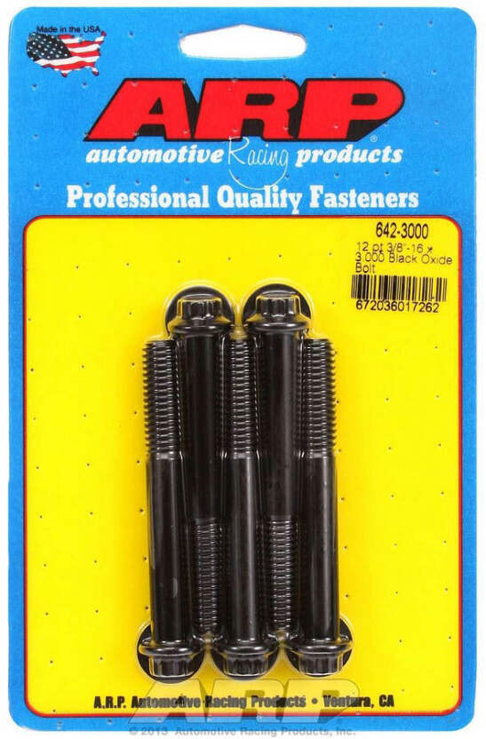 ARP Bolt Kit - 12pt (5) 3/8-16 x 3.000