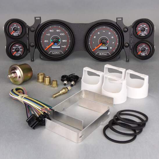 New Vintage Gauge Kit CFR Red 70-78 Camaro New Vintage Gauge Kit CFR Red 70-78 Camaro