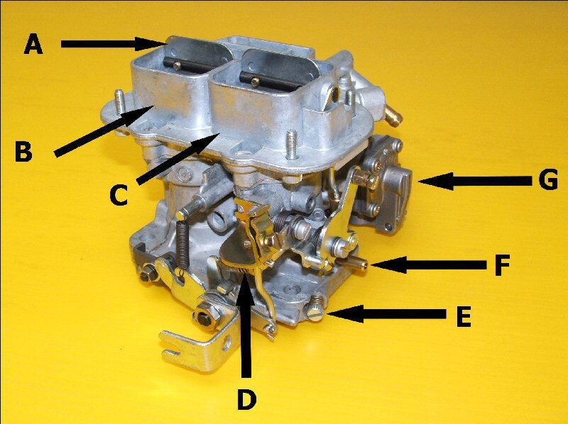 Complete Carburetor Rebuild Kit For Toyota Land Cruiser FJ40, FJ45, FJ55 (1972-1984) 2F 3.9L/4.0L Engines