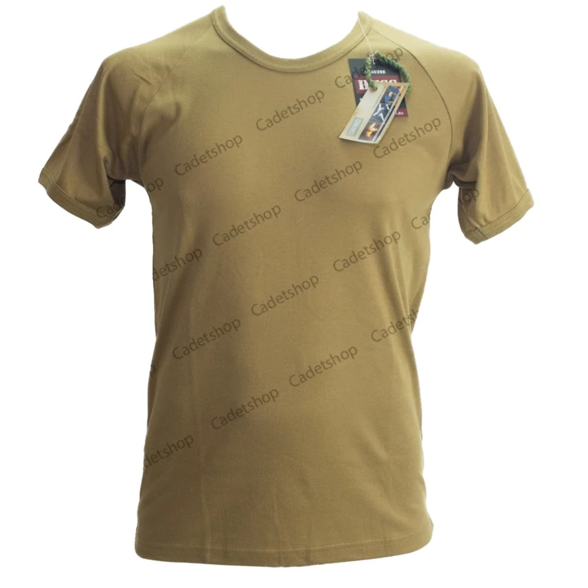 HUSS Plain T-Shirt Short Sleeve Khaki