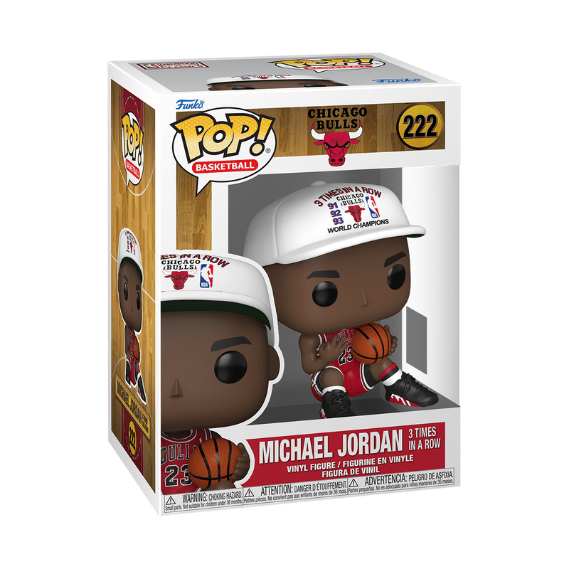 NBA Chicago Bulls – Michael Jordan “3 Times in a Row” Funko Pop