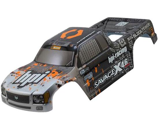 hpi109883ナイトロGT-3トラックペイントボディSAVAGEサベージ New HPI Savage X Pre-Painted Nitro GT-3 Monster Truck Body