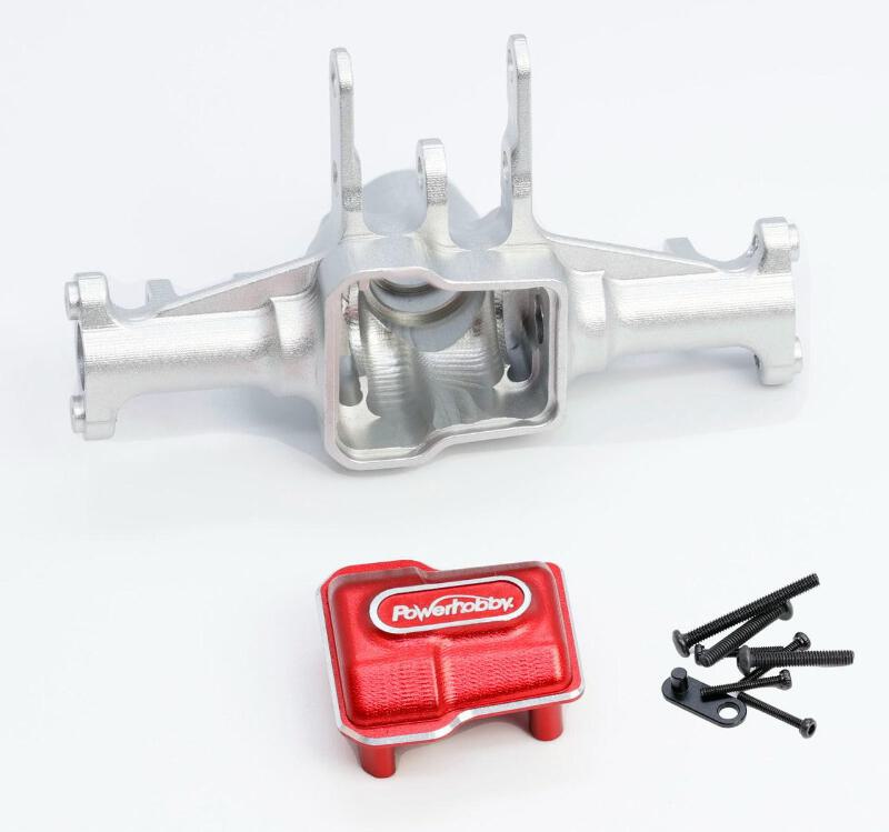 NEW Powerhobby Aluminum Front Axle Housing Silver FOR Traxxas TRX