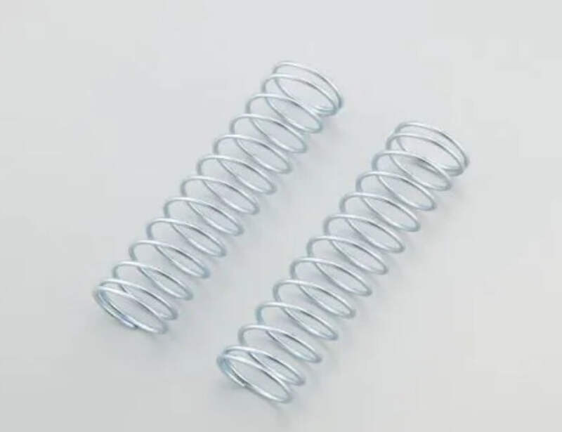 A Kyosho W5183-04 Rear Shock Spring, Long (Silver - #70) (ZX-5