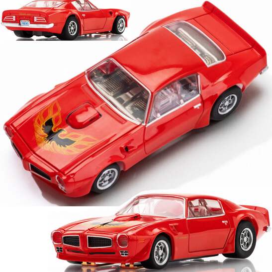 AFX Mega G+☆73 Pontiac Firebird☆HOスロットカー AFX 1973 Pontiac Firebird Trans Am Red Mega G+ HO Slot Car