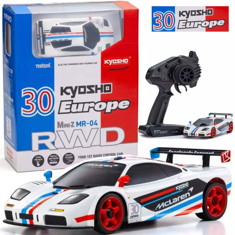 Kyosho 30th Anniversary McLaren F1 GTR Mini-Z RWD MR04 FDL 32372KE