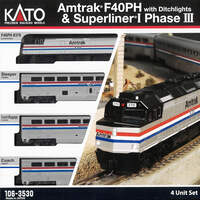 kato 106-3530 N Amtrak F40PH & Superliner Phase III 4-Unit Set | eBay