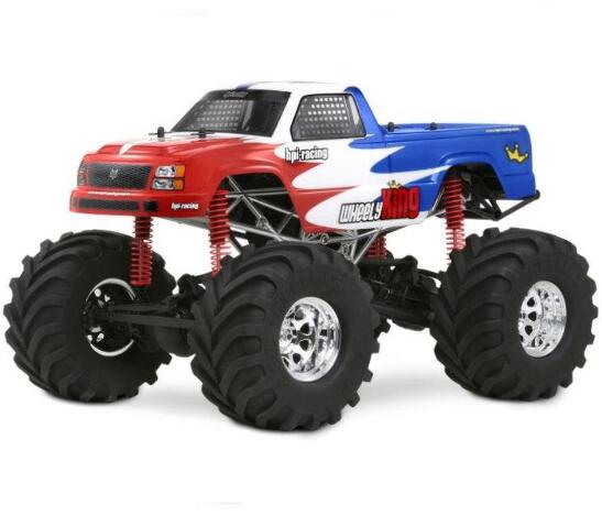 NEW HPI RTR Wheely King 4x4 Mini GT-1 Clear Body 7122 | eBay