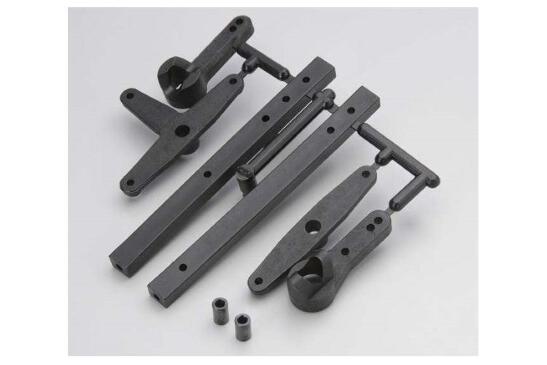SCX10 II Plaques latérales boitier récepteur
