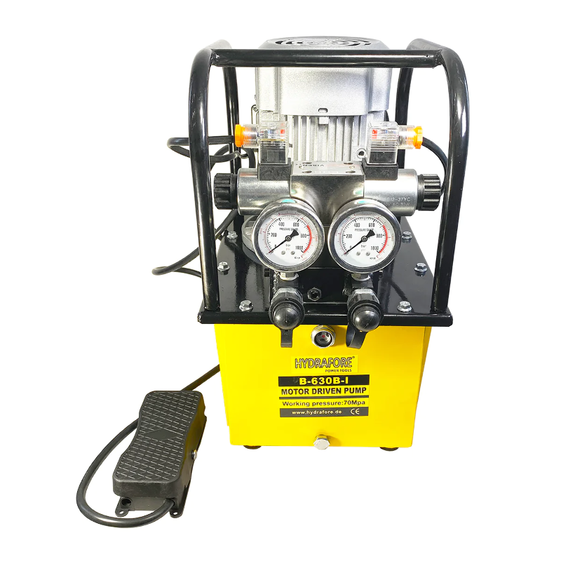 Elektrische Hydraulikpumpe mit Doppeltwirkende Magnetventil (700 Bar)  kaufen bei