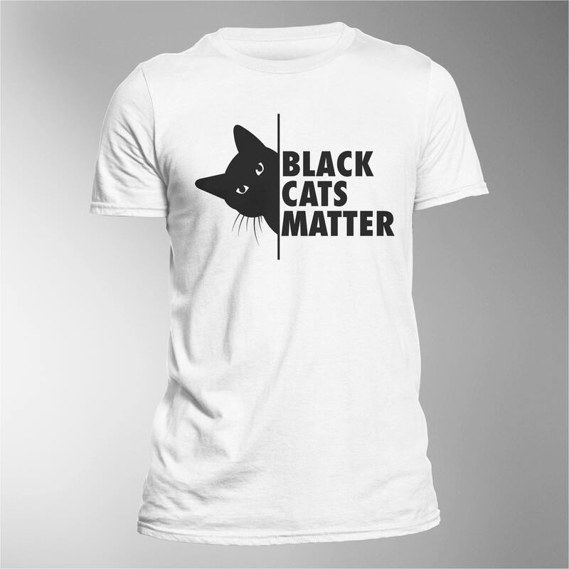 Black Cats Matter Funny Tee Men S T Shirt Ebay