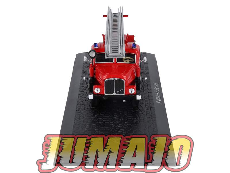 CPF91 Camion 1/43 Hachette IXO Pompiers : RENAULT Citerne R 2142 4x4 M - Jumajo
