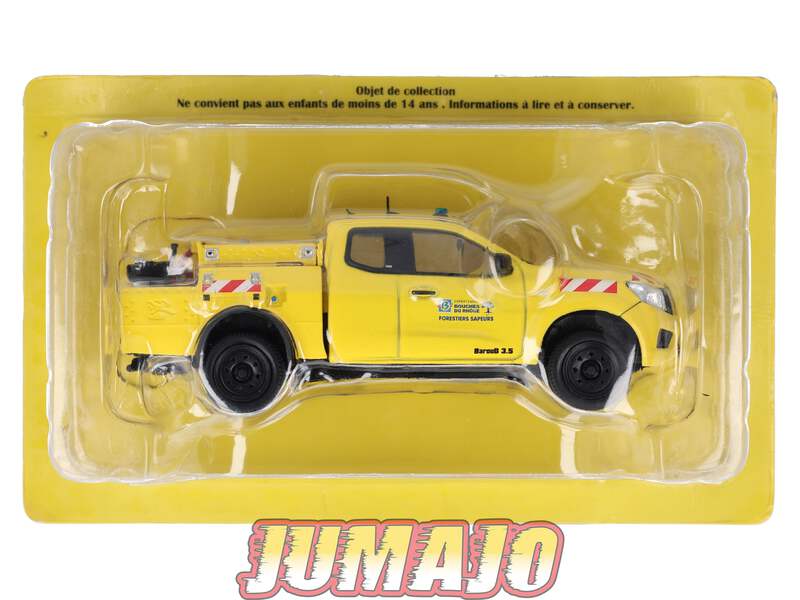 HACHETTE VÉHICULES LÉGERS SAPEURS-POMPI 1/43 N°50 Nissan Navara GMSP