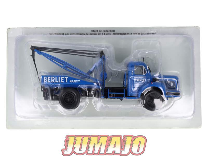 OPO 10 - LKW 1:43 kompatibel mit Berliet GDR 7W BOM - Müllwagen Lyon