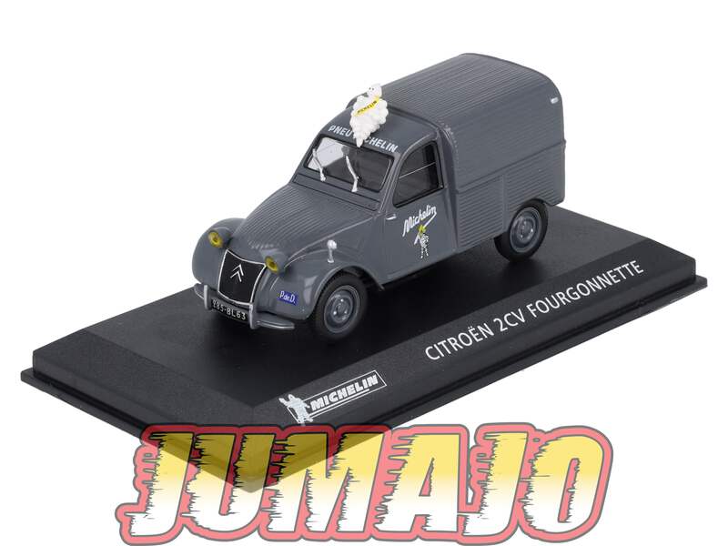 Miniature Citroën 2CV Fourgonnette IXO Michelin - Échelle 1:43 - Occasion Très Bon état