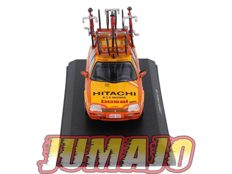 Citroën CX Evasion Team Hitachi 1986 N°12 - Ixo Altaya 1/43 - Utilitaires Citroën