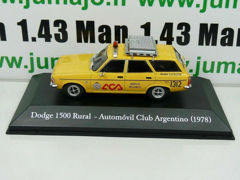 OPO 10 – Auto In Miniatura Dodge 1500 Rural Club Argentino 1978 | Scala 1/43, In Metallo Zamac, Base Avvitata, Blister Flessibile