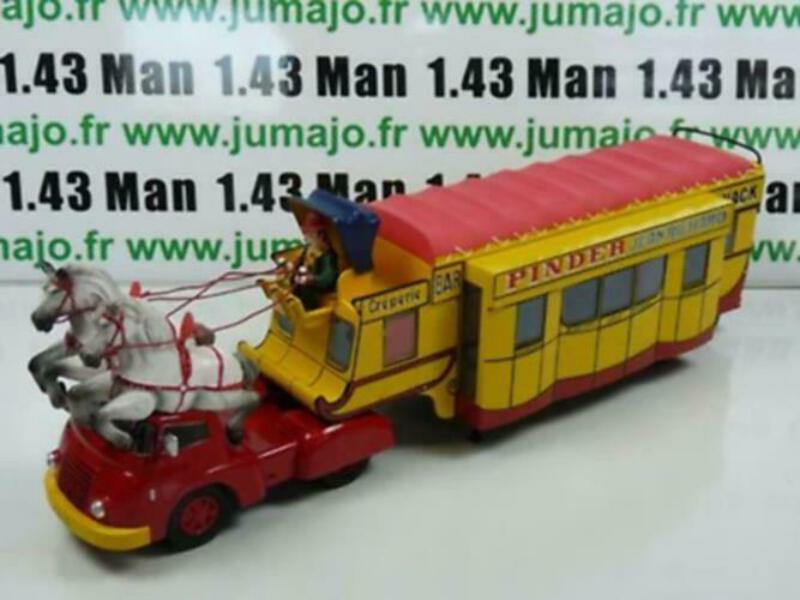 Miniature IXO 1/43 - Berliet TLB + Semi Snack-bar Pinder - état Neuf Boîte