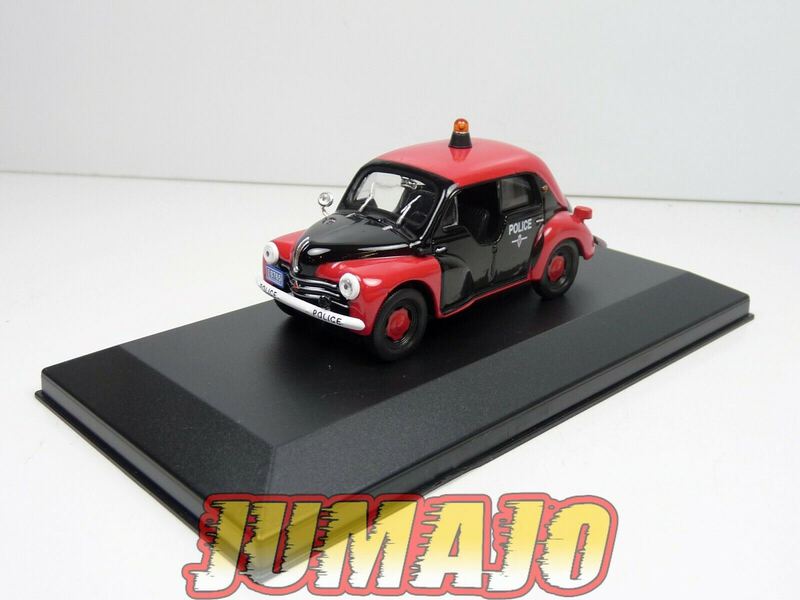 Superbe RENAULT 4CV N°112 Equipe Maeght 1946 - Modèle Réduit 1/43 Bleu - ELIGOR Neuf