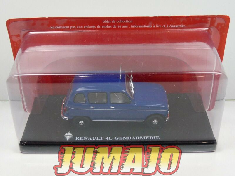 Miniature Norev 1/43 - Renault 4L Gendarmerie, état Neuf Avec Boîte