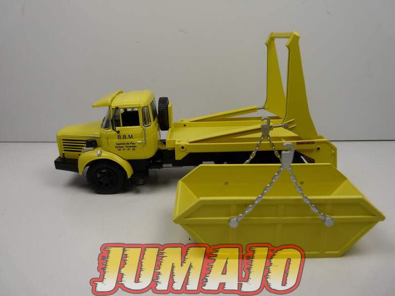 Camion Berliet GRH 230 6x4 Benne échelle 1/43 – Hachette N°96, Neuf