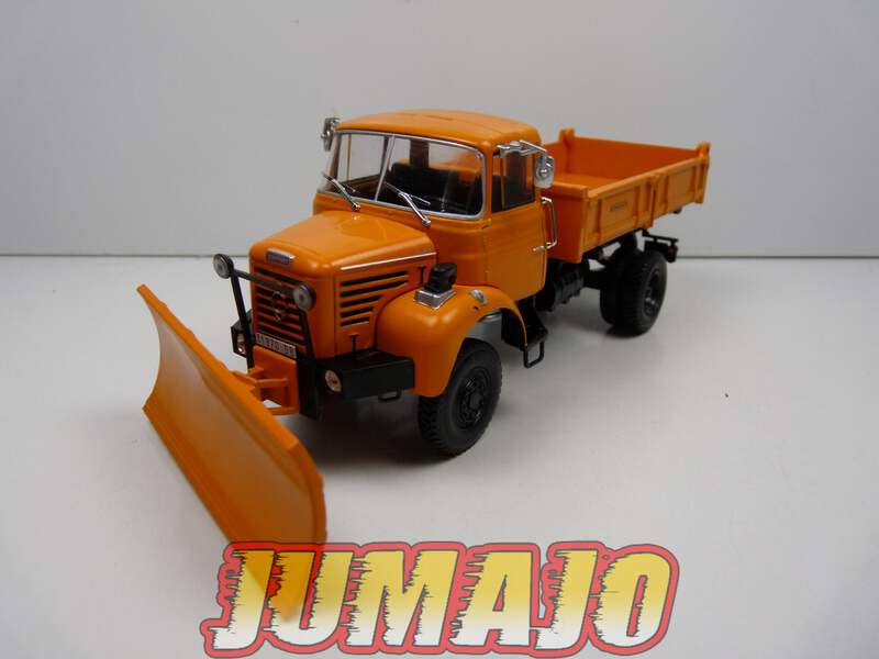 CAMION BERLIET L64.6 M3 4x4 chasse-neige 1/43 Collection Hachette BER10