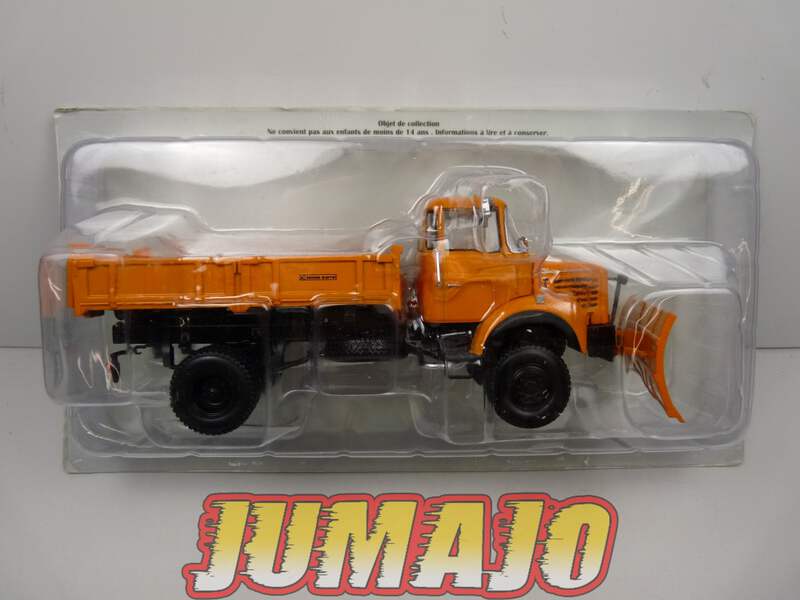 Maquette Hachette Véhicule Miniature - Camion 1:43 Berliet L64.6 M3 4x4 Chasse-neige Chasse Neige - Foto 9