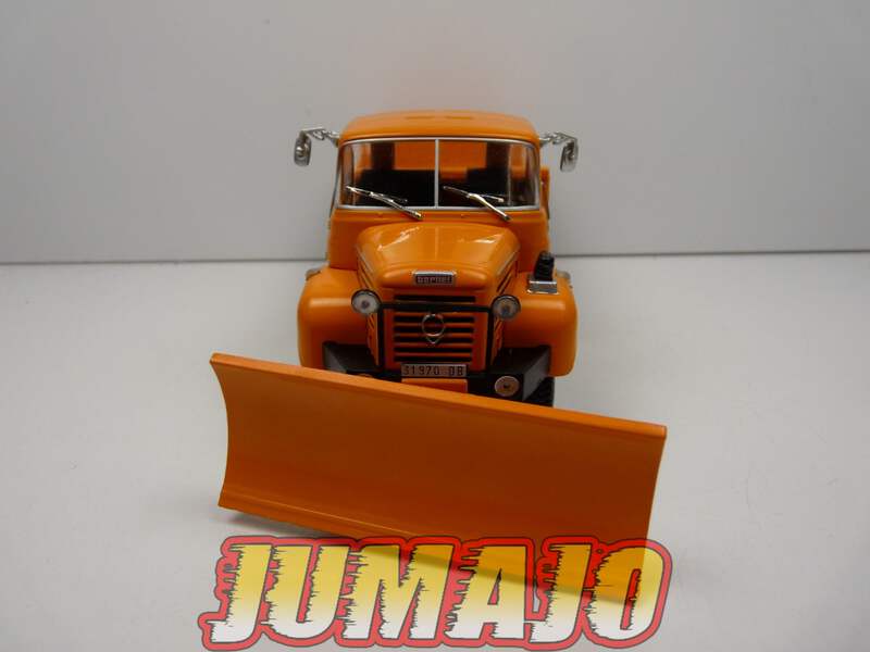 CAMION BERLIET 1/43 HACHETTE - BERLIET L64-6 M3 4x4 - CHASSE NEIGE EUR