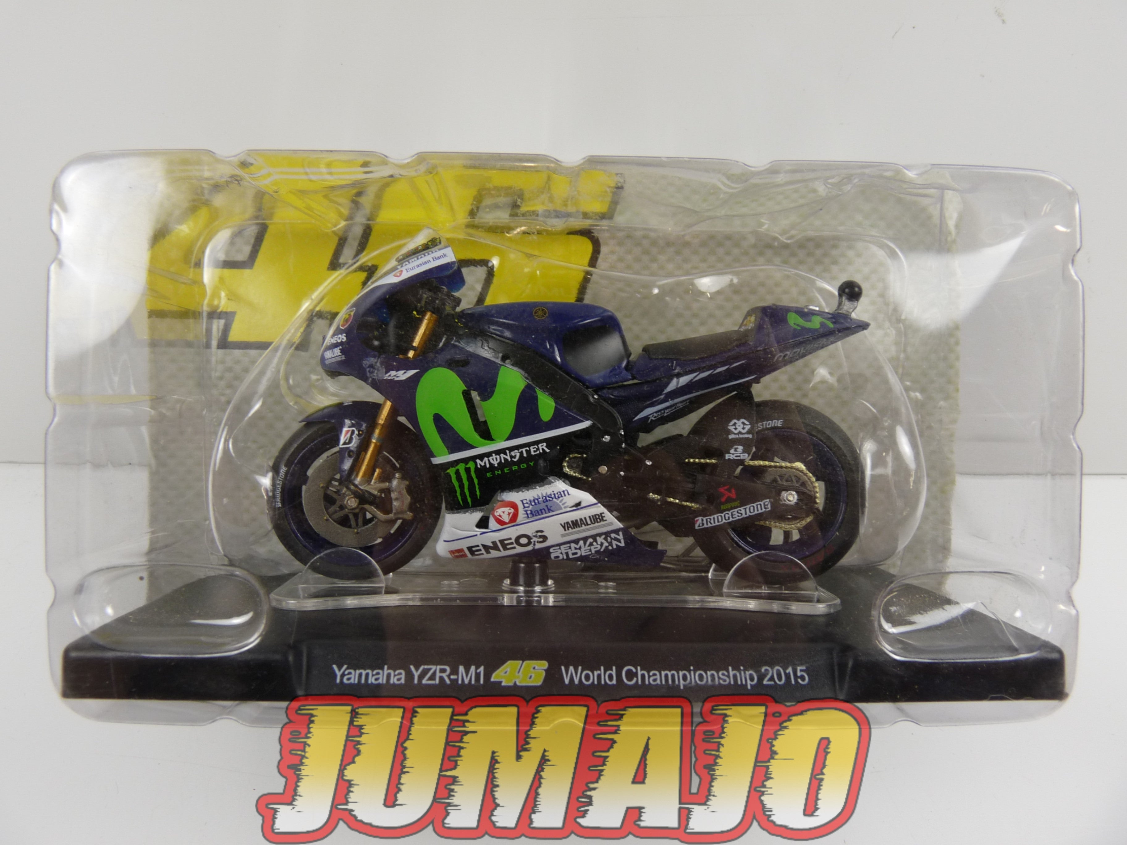 MR102 Moto Valentino Rossi LEO MODELS 1/18 : Yamaha YZR M1 #46