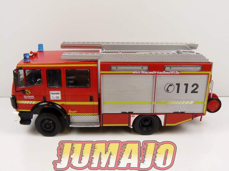 Modellino Camion Pompieri 1/43 - BERLIET GAK 20H FPT Di Hachette / IXO, Collezione CPF93 - Foto 6