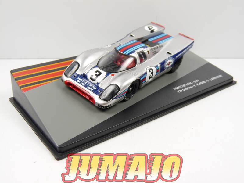 Atlas 1/43 Porsche 917K 12H Sebring 1971 #3 Martini Elford Larrouse - Neuve