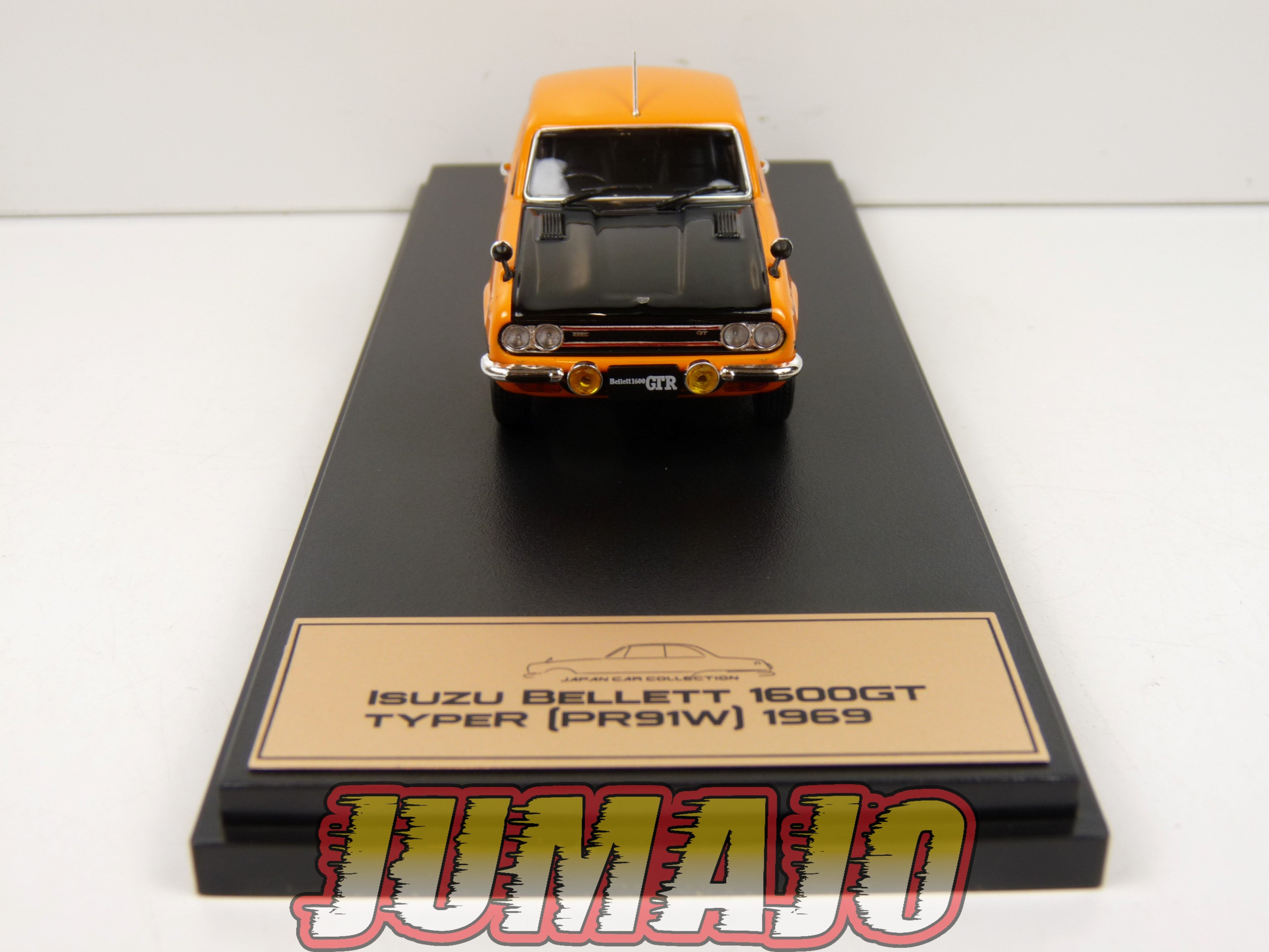 JPL11 1/43 HACHETTE Japon : Isuzu Bellett 1600GT typer (PR91W