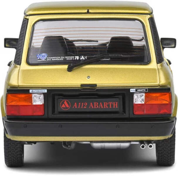 AUTOBIANCHI A112 MK5 rouge vehicule miniature S1803802 Solido 1:18 EUR