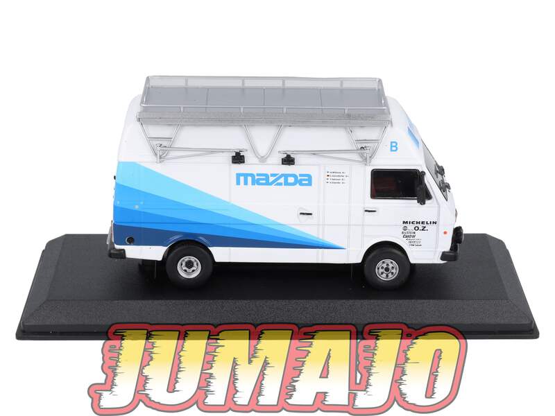Miniature Voiture Rallye Auto 1:43 Ixo VW LT35 LWB RALLYE TEAM MAZDA