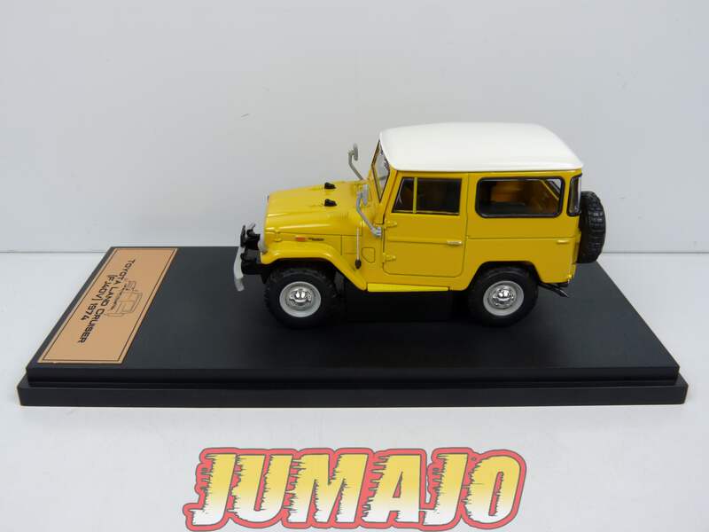 Miniature Norev Toyota Land Cruiser 1974 Jaune, échelle 1/43, Collection