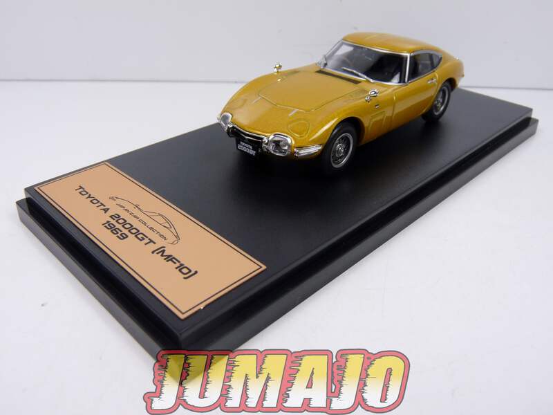 W798 新品 hachette TOYOTA 2000GT MF10 1969 1/43 Hachette 1969 Toyota 2000 GT MF10 (White) Car Model