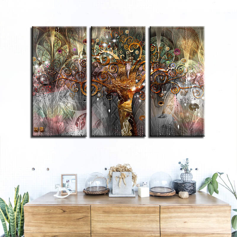 Tree Of Life Canvas Wall Art Decor Of Creative And Modern Art Ebay