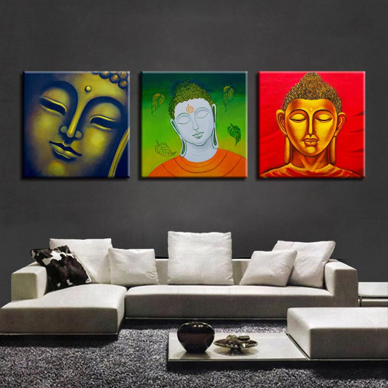 Buddha Zen Art Canvas Art Print For Wall Decor Painting Ebay