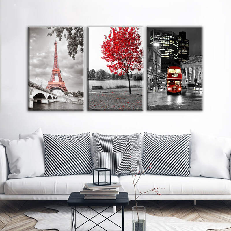 Three Things To Do In Europe Canvas Art Print For Wall Decor And